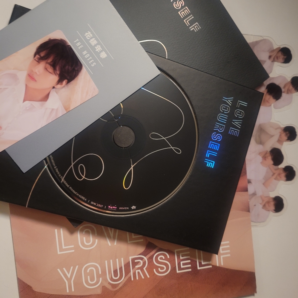 BTS V Taehyung LOVE YOURSELF LYS 轉 Tear Official PC & U Version